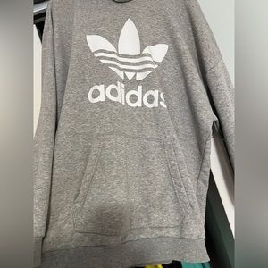Grey adidas hoodie